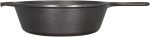 5 Quart Pre-Seasoned Cast Iron Deep Skillet - Signature Teardrop Handle & Assist Handle - Use in the Oven, on the Stove or Grill, or Over a Campfire - Black - Image 2