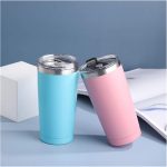 Blue 20oz Stainless Steel Vacuum Insulated Tumbler, Outdoor Car Gift Travel Mug - Image 2