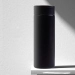Smart Fingerprint Lock Insulated Tumbler, 420ml USB Magnetic Charging Travel Mug