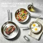 8 Inch Stainless Steel Frying Pan, Small Omelette Pan, Induction Pan, Rivetless & Non-Toxic, Fast & Even Heating, Oven & Dishwasher Safe, Metal Utensil Safe, Perfect for Eggs and Omelets - Image 2